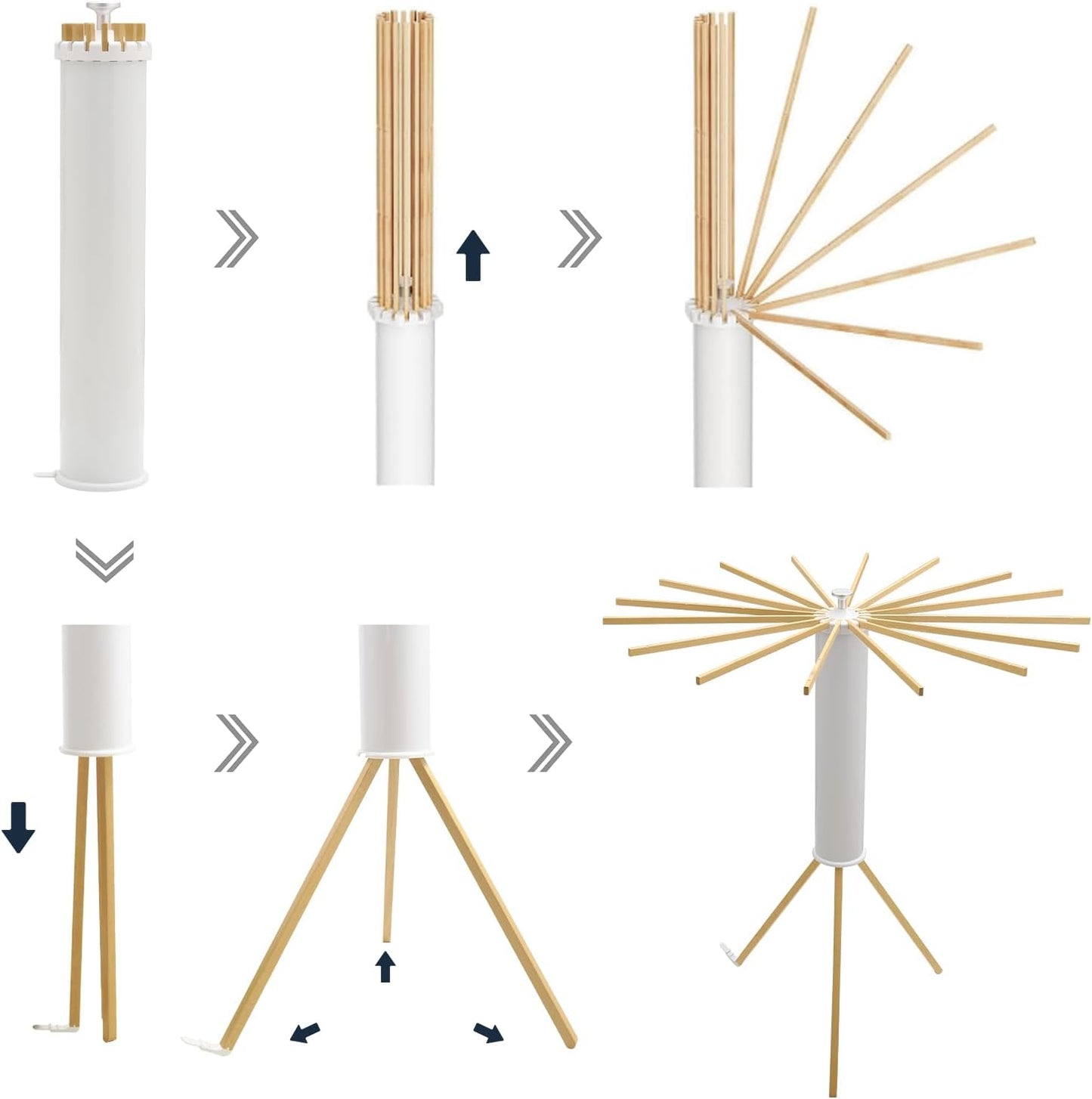 Foldable Rotating Clothes Drying Rack – Multi-Purpose Freestanding Round Hanger for Indoor and Outdoor Use